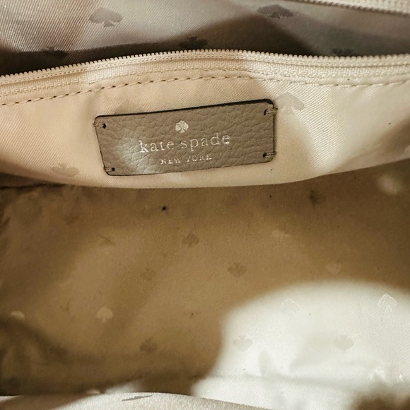 Kate Spade Mimi Satchel Shoulder Bag Nimbus Gray Pebbled Leather - Picture 15 of 15